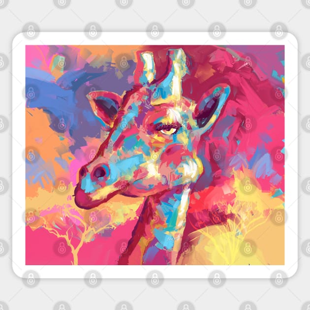 Giraffe Sticker by mailsoncello